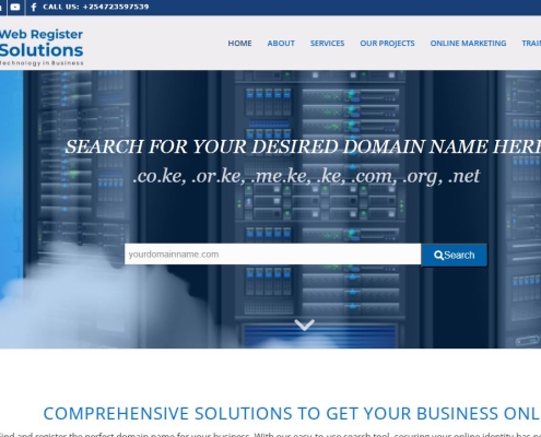Affordable Web Hosting in Kenya by WebRegister