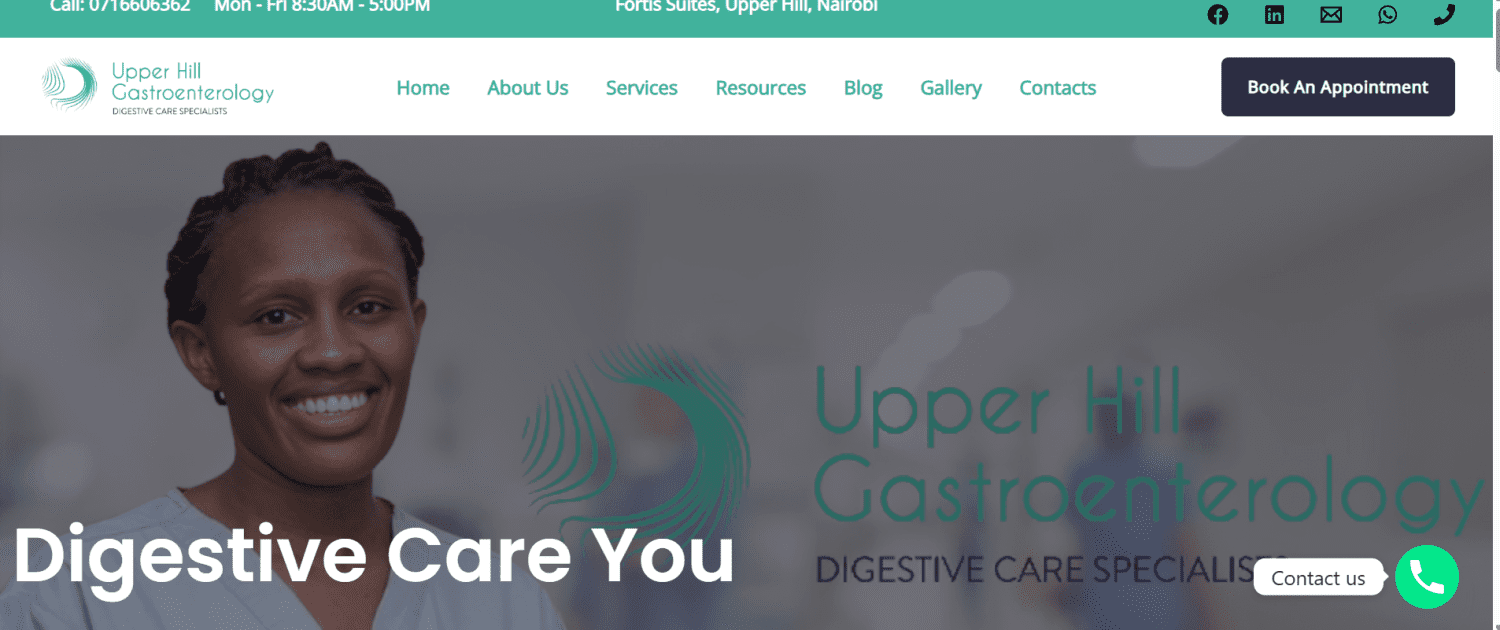 upperhill gastro Client Website Project – Web Register Solutions Professional website layout created by Web Register Solutions